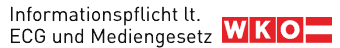 Informationspflicht laut ECG und Mediengesetz (WKO)